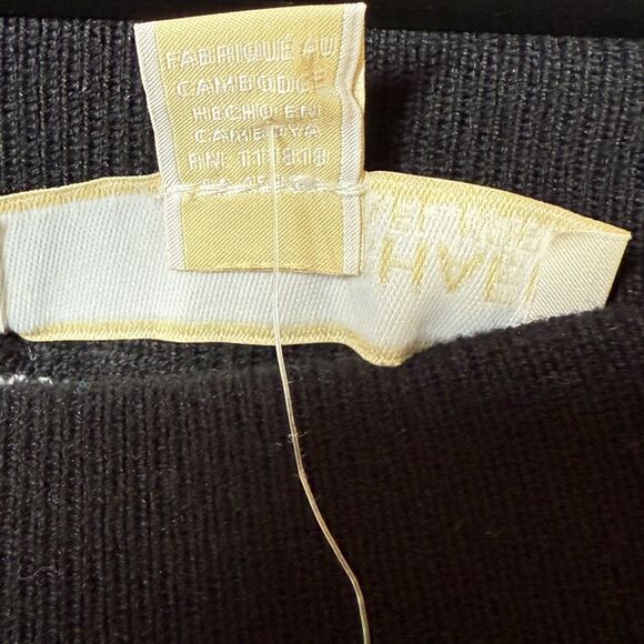 NWT Michael Kors Skirt Knit Pencil Women's Designer Black & White Size medium - Picture 7 of 10